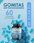 Gomitas NAD+RESVERATROL 60u 1000mg