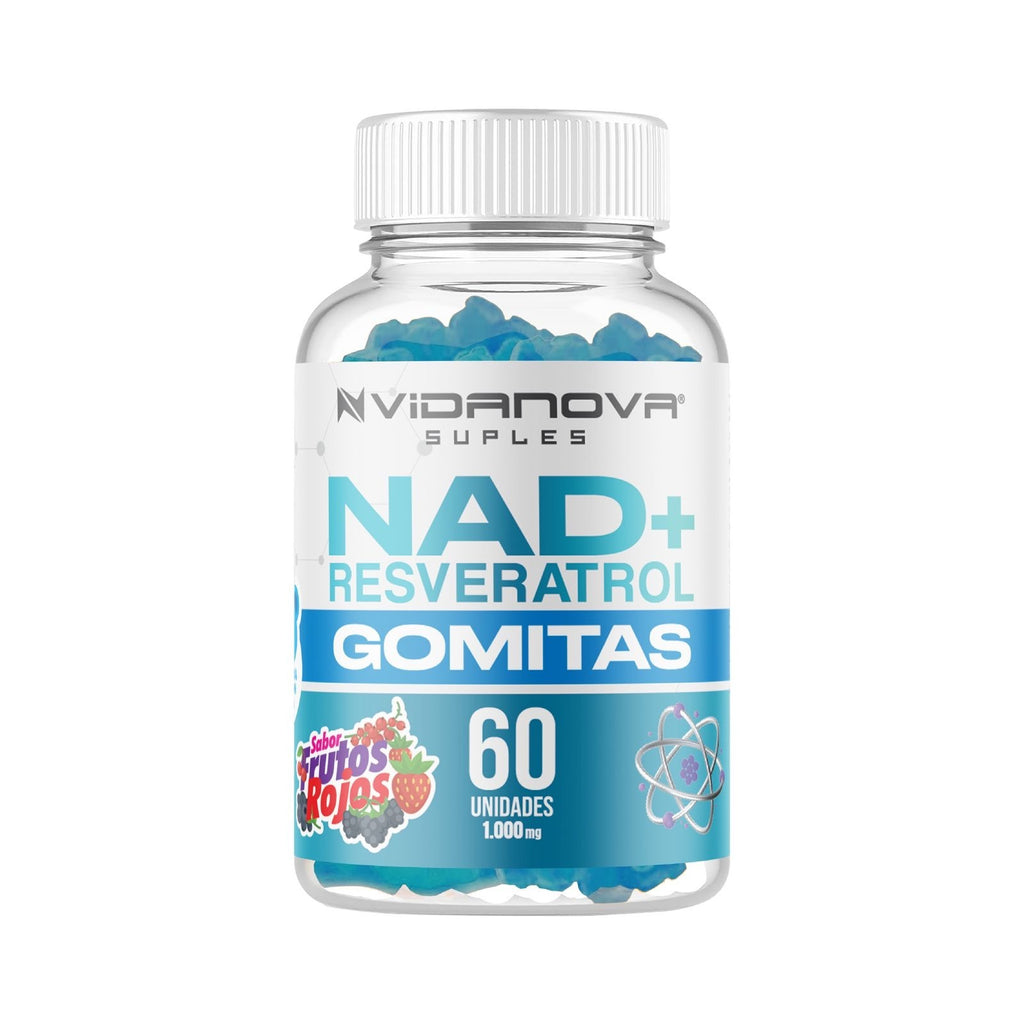 Gomitas NAD+RESVERATROL 60u 1000mg